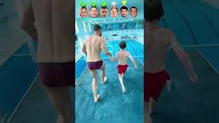 Footballers Water Moments