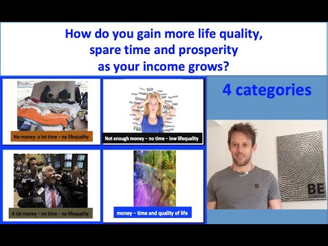 How to gain more lifequality, spare time and prosperity as your income grows? Video