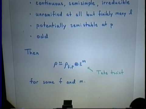 Modularity of Galois Representations - Christopher Skinner