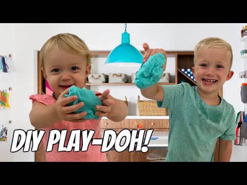 DIY Play-Doh: Levi Learns to take care of his toys!