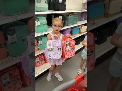 Back to school shopping! #shorts #viral #family #vlog #backtoschool
