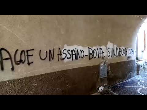 Scritte minacciose contro il sindaco di Roccamandolfi Giacomo Lombardi