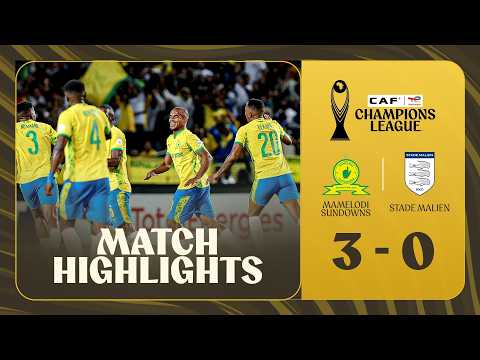 HIGHLIGHTS | Mamelodi Sundowns 🆚 Stade Malien | Quarterfinals - First Leg #TotalEnergiesCAFCL
