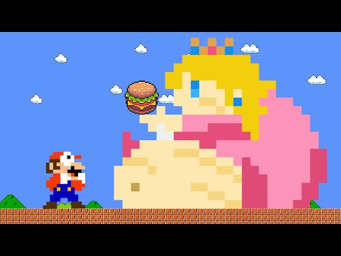 Mario vs the Giant zombie Princess Peach Super Sized maze - If Mario love Peach 3 | Game Animation
