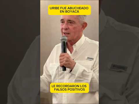 ENCARAN A URIBE EN BOYACÁ POR LOS FALSOS POSITIVOS #colombia #uribismo #uribe #petrismo #polémica