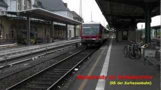 preview picture of video 'Marburg Hauptbahnhof, erster Test Manfrotto Modosteady (August 2012)'