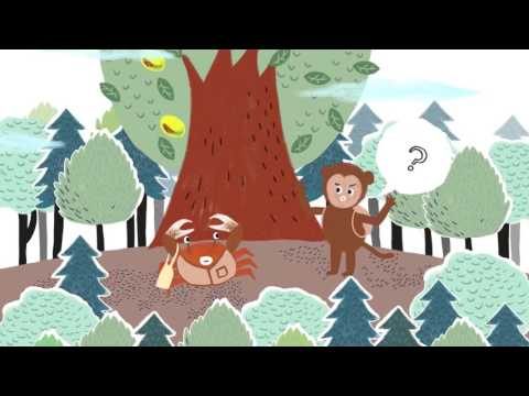 族語夢工廠II-噶瑪蘭語-13排灣族動畫 猴子與螃蟹