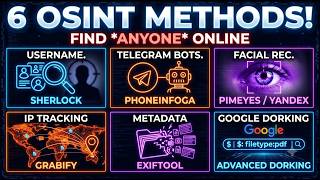 6 Best Ways to Perform OSINT on Anyone (Full Info Gathering Tutorial)