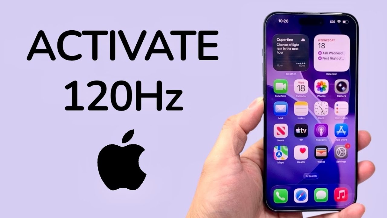 How To Activate 120Hz Refresh Rate On iPhone