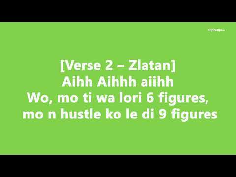 Zlatan ft  Tiwa Savage Shotan - OFFICIAL LYRICS VIDEO