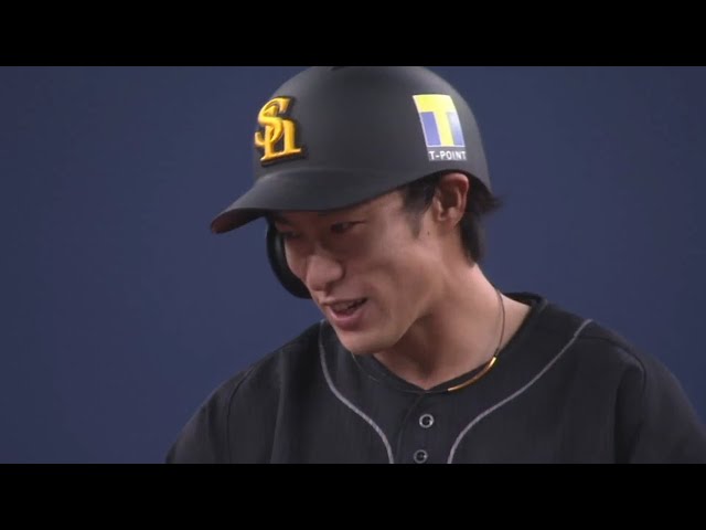 【7回表】ホークス・柳田 点差を広げる走者一掃のタイムリー2ベースヒット!! 2020/10/14 B-H