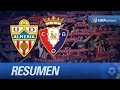 Resumen de UD Almería (2-1) Osasuna