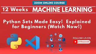 week 2.2 sets in python | Machine learning 12 week courese