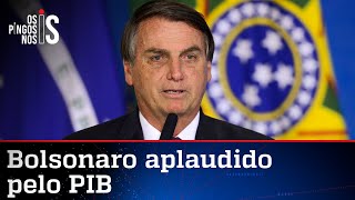 Bolsonaro é ovacionado por empresários em jantar em São Paulo