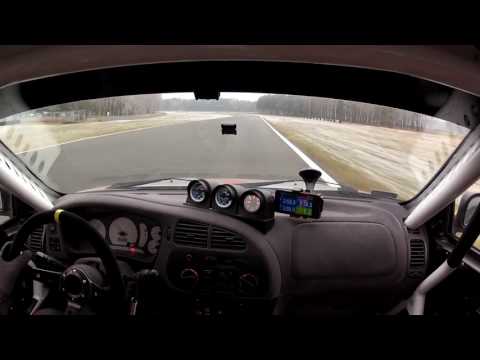 SuperOES Wigilijny Tor Poznań 2016 - W.Puchalski Mitsubishi Lancer EVO4 - OS8