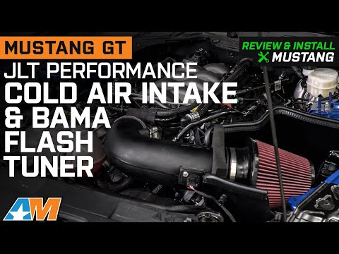 2018-2021 Mustang JLT Performance Cold Air Intake and BAMA X4/SF4 Power Flash Tuner Review & Install