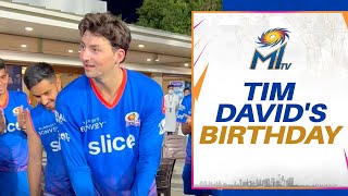 Tim David Birthday celebrations | Mumbai Indians