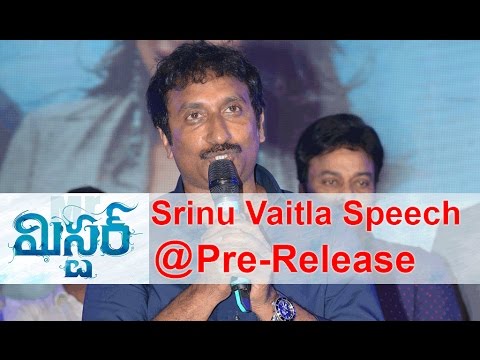Srinu Vaitla Speech on Mister Pre-Release Event