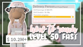 How To Get To Level 50 at Pizza Delivery Fast in B