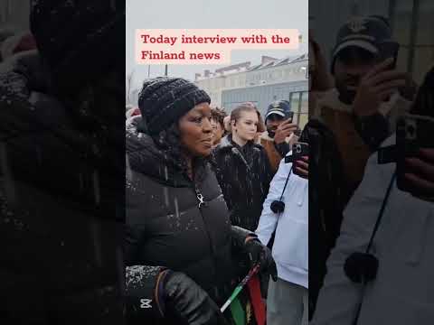 The USB COS Ngozi Orabueze Interviewed by the Finish news 3 December 🐆🐆🐆