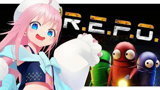 【REPO】ホラーゲーム苦手なんですけど1人で行けますかね、、？【水瓶ミア/Re:AcT】