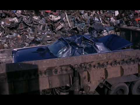 Lincoln Continental Crushed Goldfinger scene