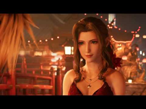 Aerith's make over!! Cloud was speechless! - Final Fantasy VII Remake