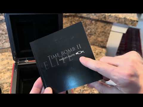 RARE OAKLEYS - UNBOXING the Elite Time Bomb II  2  - 10th Anniversary edition watch! BNIB!