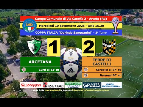 Arcetana - Terre di Castelli 1-2