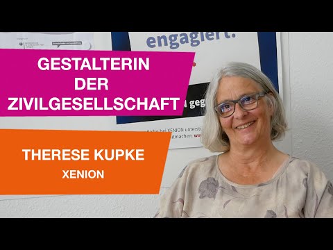 Gestalterin der Zivilgesellschaft: Therese Kupke, XENION e.V./akinda