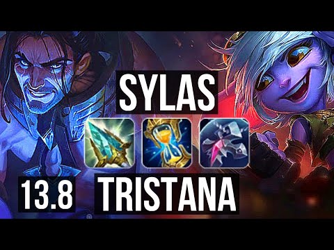 SYLAS vs TRISTANA (MID) | 9/1/9, Legendary, 300+ games | KR Challenger | 13.8