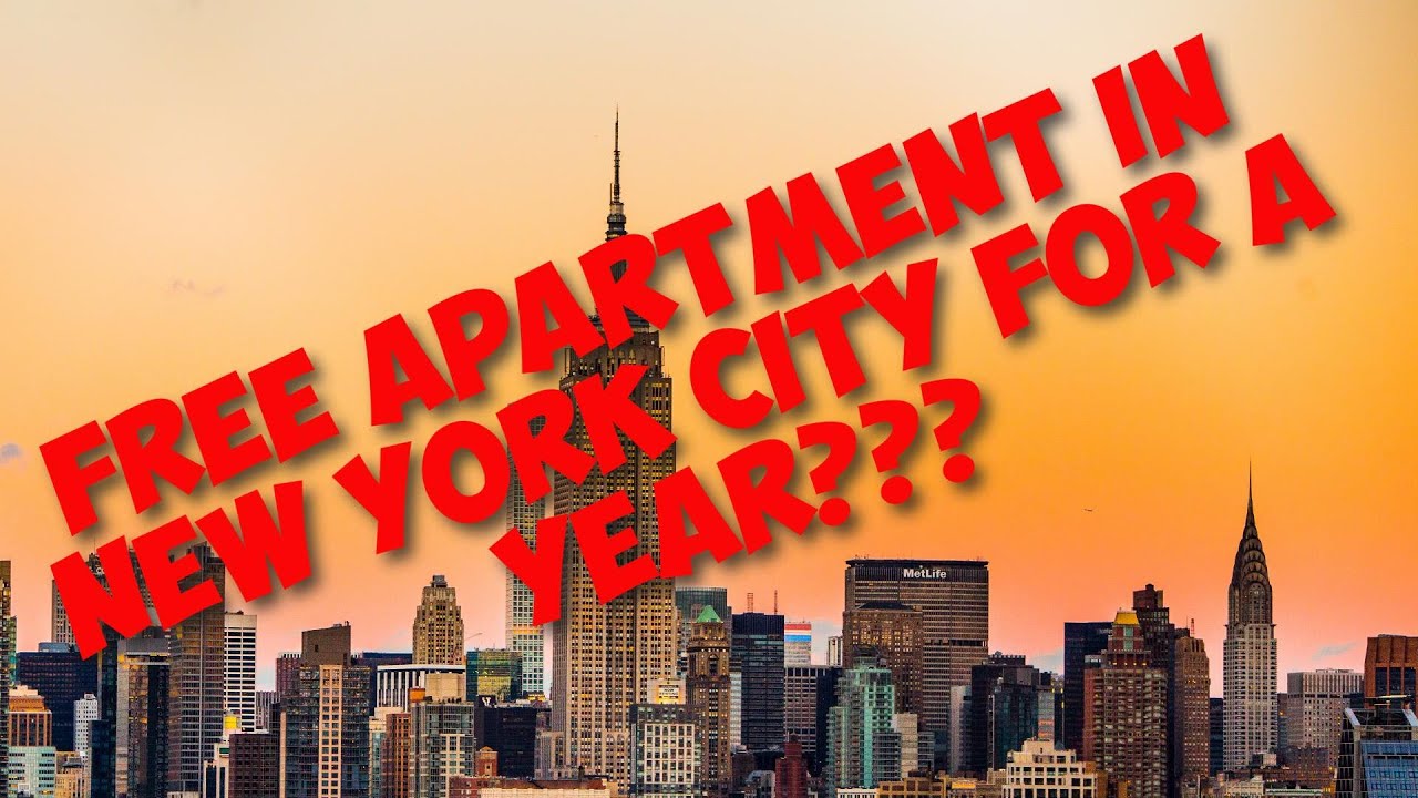 Want a FREE YEAR in New York City - I'm not joking!