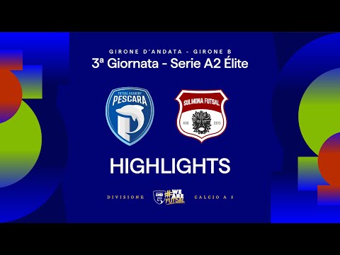 Academy Pescara-Sulmona 4-7 | Goals and highlights | Matchday 3 | Serie A2 Elite 2025/2026
