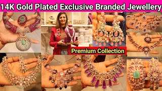 Exclusive Premium 14K Gold Plated Branded Bridal Jewellery Collection 2026 | New Designer Jewellery