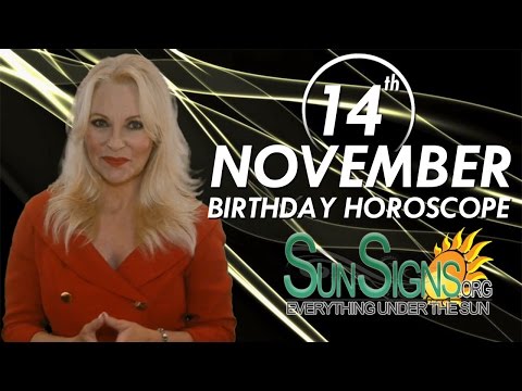 November 14th Zodiac Horoscope Birthday Personality - Scorpio - Part 1
