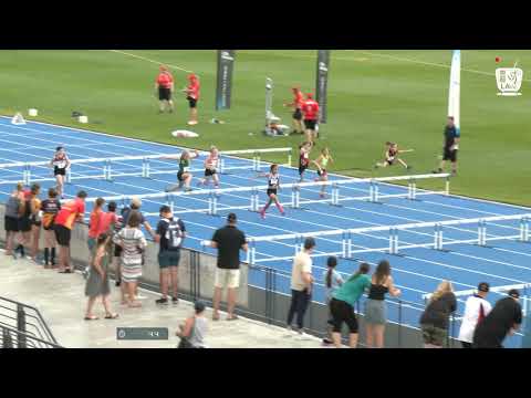 Girls Under 10 60m Hurdles H3 - 2020 State Combined Events Championships // LAVicTV