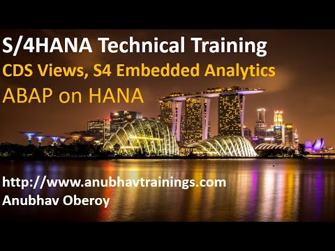 LIVE demo ABAP on HANA cum S 4HANA Training | 9th April 2022 | 7 PM IST | CDS Views AMDP Fiori