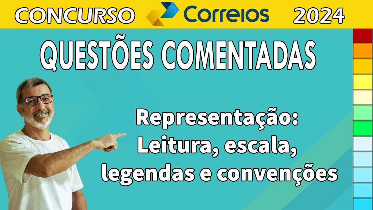 Representação leitura, escala, legendas e convenções Questões comentadas