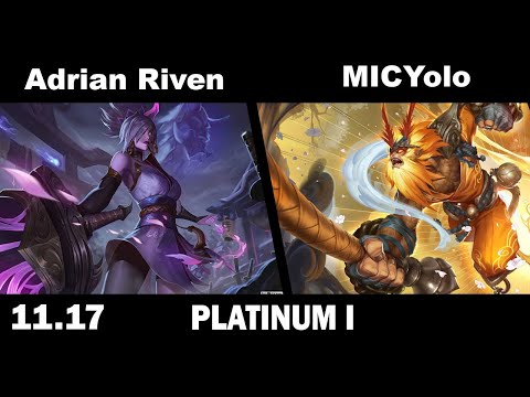 [ Adrian Riven ] Riven vs Wukong [ MICYolo ] Top - Adrian Riven PLATINUM I