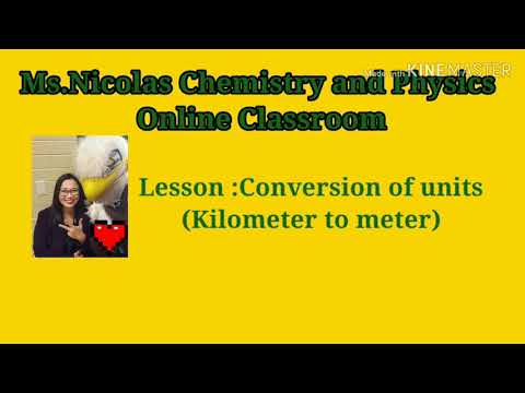 Conversion of Units (Kilometer to meter)