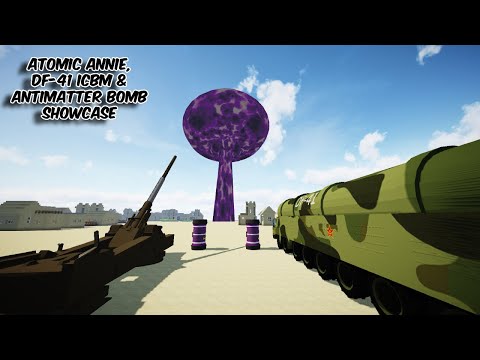 MCHeli Overdrive Nuclear Weapons Showcase + Antimatter Bomb from JamesH2's NTM Fork