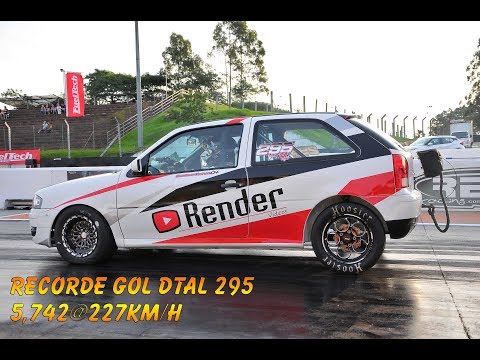 Gol DTAL 295 8V a 5,742s @ 227km/h