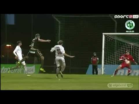 Böde Dániel gólja az MVM Paks - Ferencváros TC mérkőzésen