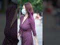 Big Boobs Lady Walking In The Street Real China Street View Street Walking