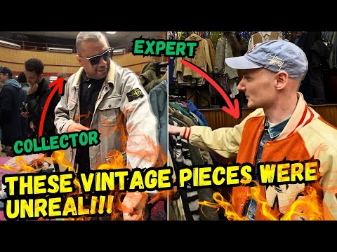 Insane "VINTAGE FAIR" HITS LONDON ft STONE ISLAND, CP.COMPANY, ARMY FATIGUES | STREET TOURS PT.1