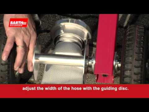 ROLLY mobile rolling fire hose winder (single style coiling)