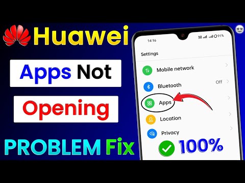 Huawei Mobile Me App Open Nahi Ho Raha Hai | Huawei Apps Not Opening | Huawei Apps Open Problem Fix