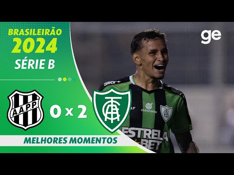 Gols e lances de Ponte Preta x América-MG