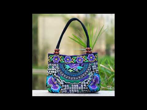 T2 bohemian embroidery tote onuve handbag purse