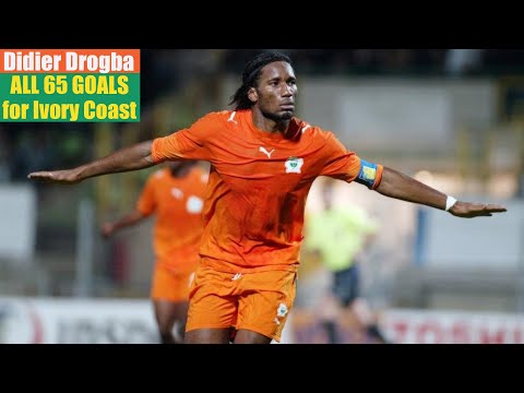 Didier Drogba ◉ All 65 Goals for Ivory Coast 🇨🇮